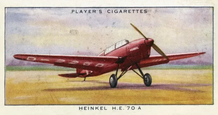 Framed Print : Heinkel HE 70A Monoplane Framed Print : Heinkel HE 70A Monoplane