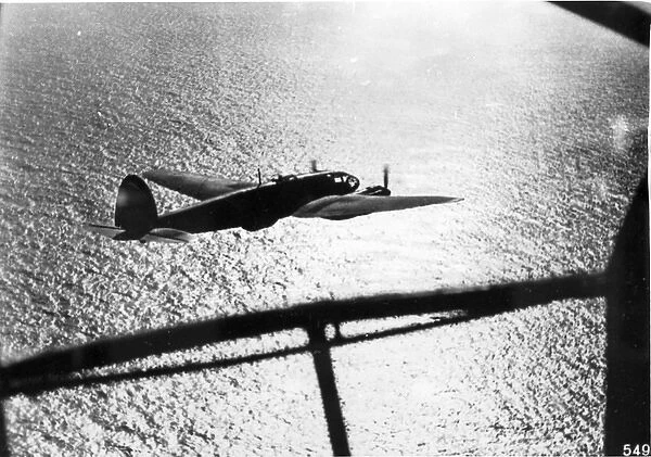 Heinkel He111H in flight