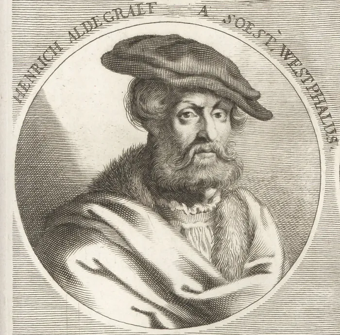 Framed Print : Heinrich Aldegrever, German painter and engraver, c.1502-1561 Framed Print : Heinrich Aldegrever, German painter and engraver, c.1502-1561