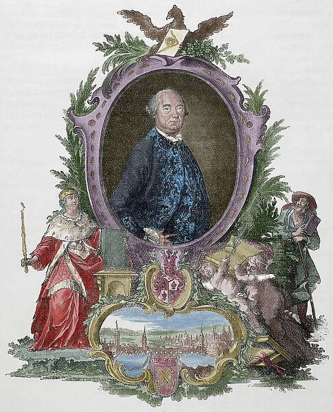 Heinrich Christopher Liber (1707-1788). German political. En