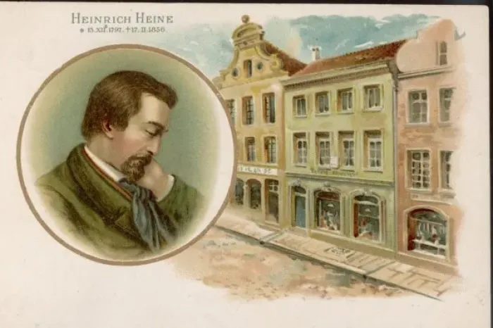 Framed Print : Heinrich Heine / Kietz Framed Print : Heinrich Heine / Kietz