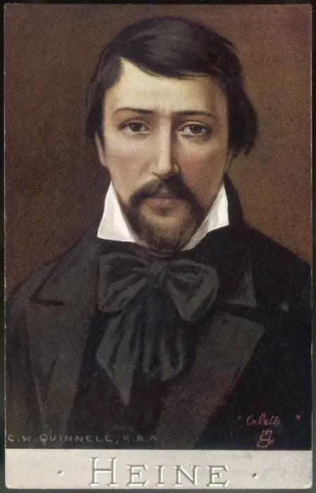 Framed Print : Heinrich Heine / Quinnell Framed Print : Heinrich Heine / Quinnell