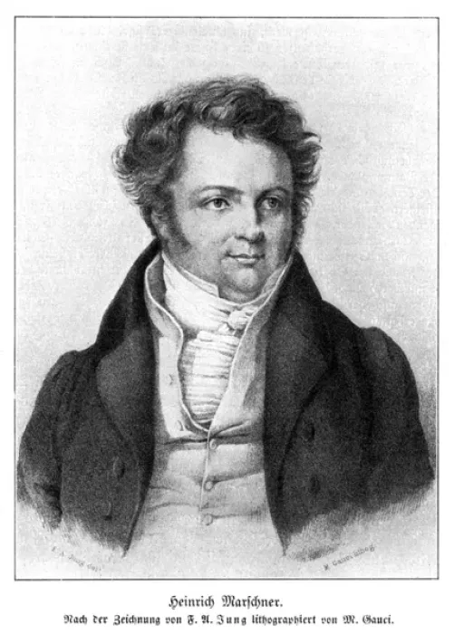 Framed Print : Heinrich Marschner Framed Print : Heinrich Marschner