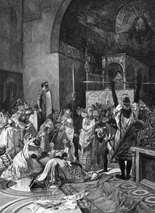 Framed Print : Heinrich V at Rome Framed Print : Heinrich V at Rome