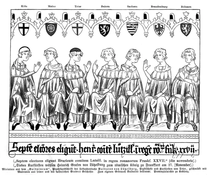 Framed Print : Heinrich VII Elected Framed Print : Heinrich VII Elected