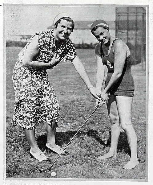 Helen Hicks and Eleanor Holm