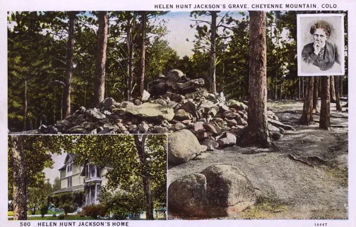 Framed Print : Helen Hunt Jacksons Grave - Cheyenne Mountain, Colorado Framed Print : Helen Hunt Jacksons Grave - Cheyenne Mountain, Colorado
