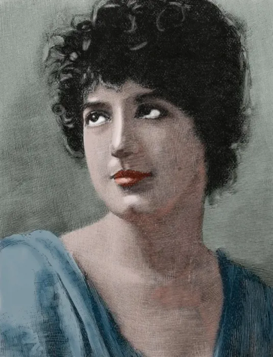Framed Print : Helene Gingold (b. 1867). British novelist and poet. Engravin Framed Print : Helene Gingold (b. 1867). British novelist and poet. Engravin