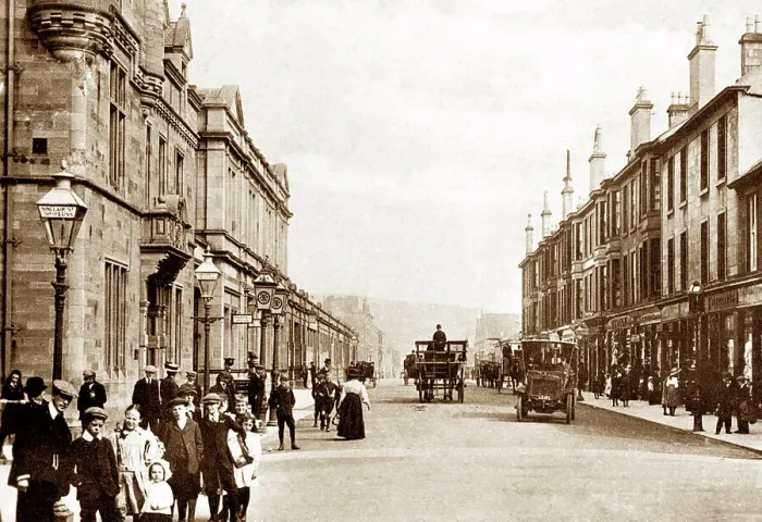 Framed Print : Helensburgh East Princes Street early 1900s Framed Print : Helensburgh East Princes Street early 1900s