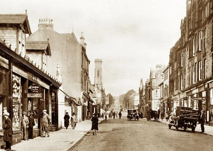 Framed Print : Helensburgh Sinclair Street probably 1920s Framed Print : Helensburgh Sinclair Street probably 1920s