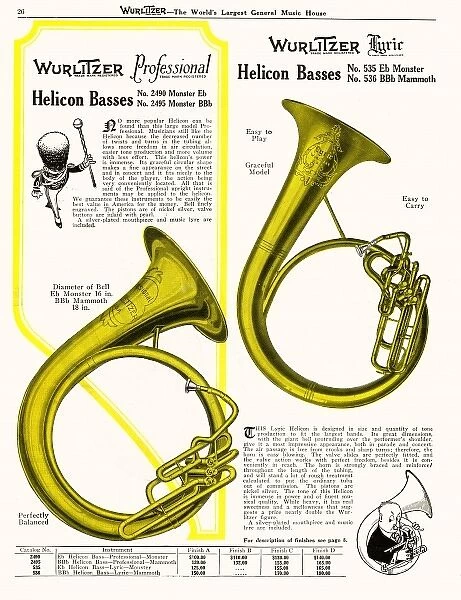 Helicon Bass, Wurlitzer