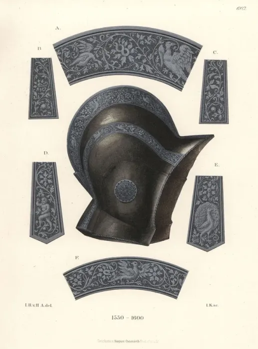 Framed Print : Helm called Beckehnaube or Bassinet, late 16th century Framed Print : Helm called Beckehnaube or Bassinet, late 16th century