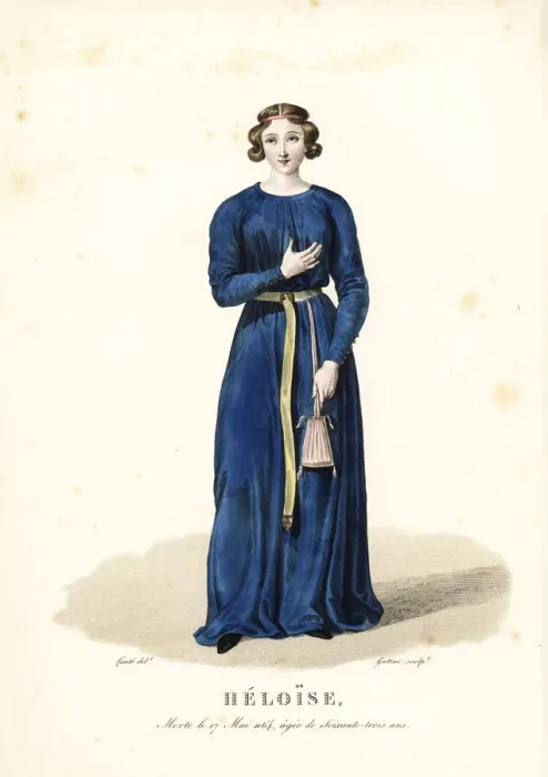 Framed Print : Heloise d Argenteuil, died 1164 Framed Print : Heloise d Argenteuil, died 1164