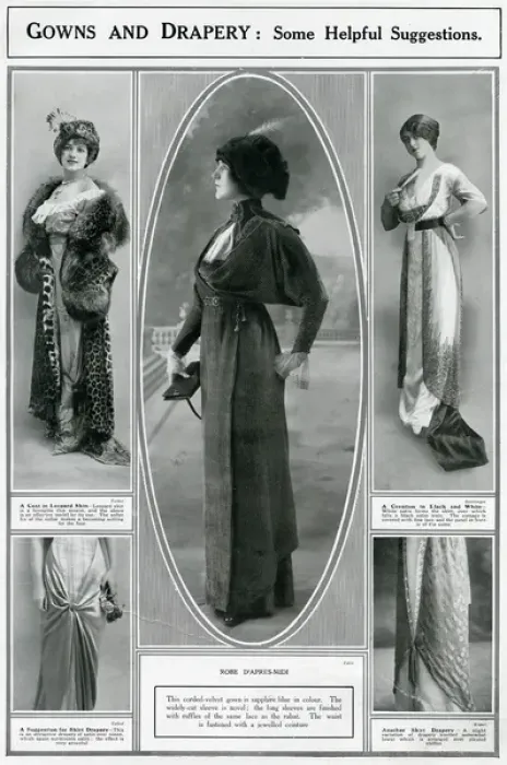 Framed Print : Helpful suggestions for fashion, January 1913 Framed Print : Helpful suggestions for fashion, January 1913