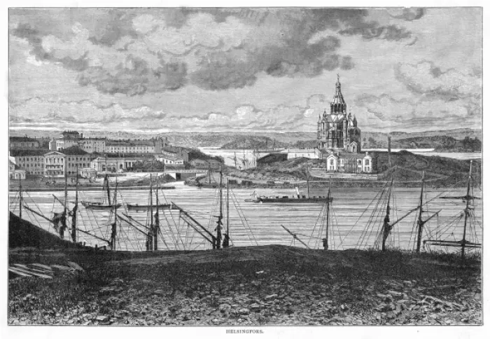 Framed Print : HELSINKI. general view Framed Print : HELSINKI. general view