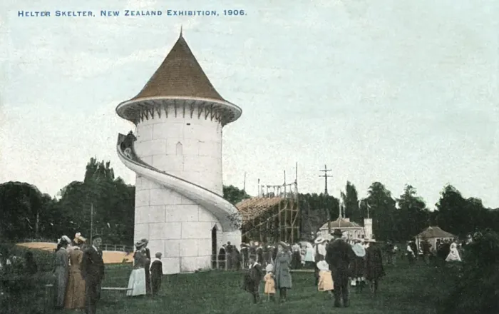 Framed Print : The Helter Skelter - The New Zealand Exhibition Framed Print : The Helter Skelter - The New Zealand Exhibition