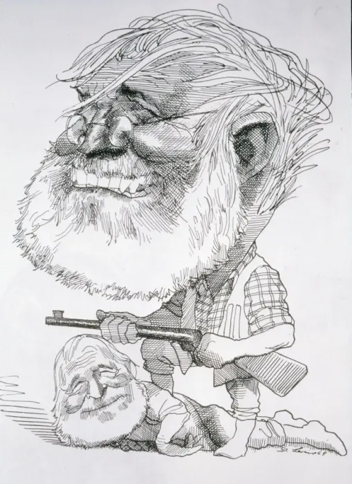Framed Print : HEMINGWAY, Ernest (1899-1961). North-American Framed Print : HEMINGWAY, Ernest (1899-1961). North-American