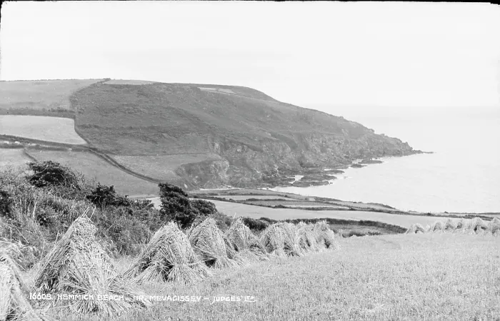 Framed Print : Hemmick Beach View Framed Print : Hemmick Beach View
