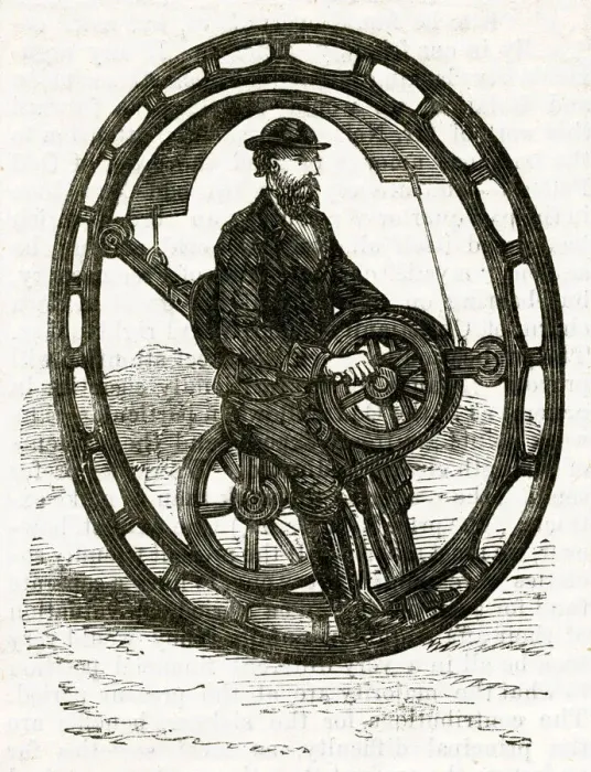 Framed Print : Hemmings unicycle 1869 Framed Print : Hemmings unicycle 1869