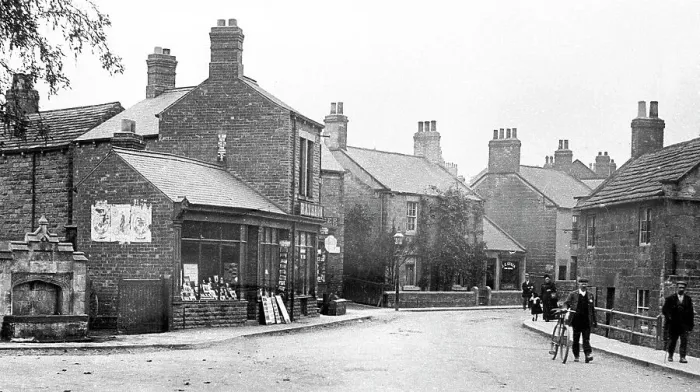 Framed Print : Hemsworth Market Place early 1900s Framed Print : Hemsworth Market Place early 1900s