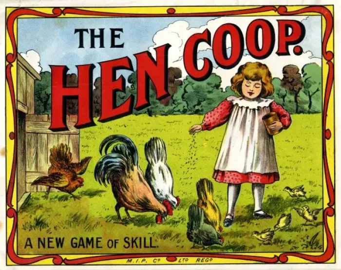 Framed Print : Hen Coop game Framed Print : Hen Coop game