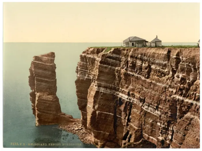 Framed Print : The Hengst, North Point, Helgoland, Germany Framed Print : The Hengst, North Point, Helgoland, Germany