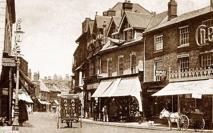 Framed Print : Henley on Thames Bell Street early 1900s Framed Print : Henley on Thames Bell Street early 1900s