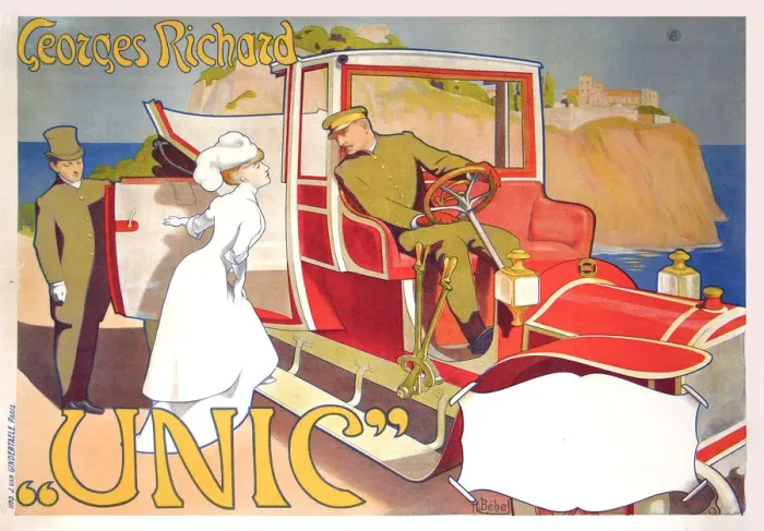 Framed Print : Henri Behel George Richard Monaco UNIC Framed Print : Henri Behel George Richard Monaco UNIC