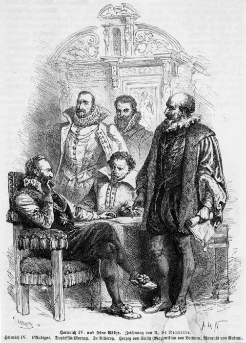 Framed Print : Henri and Counsellors Framed Print : Henri and Counsellors