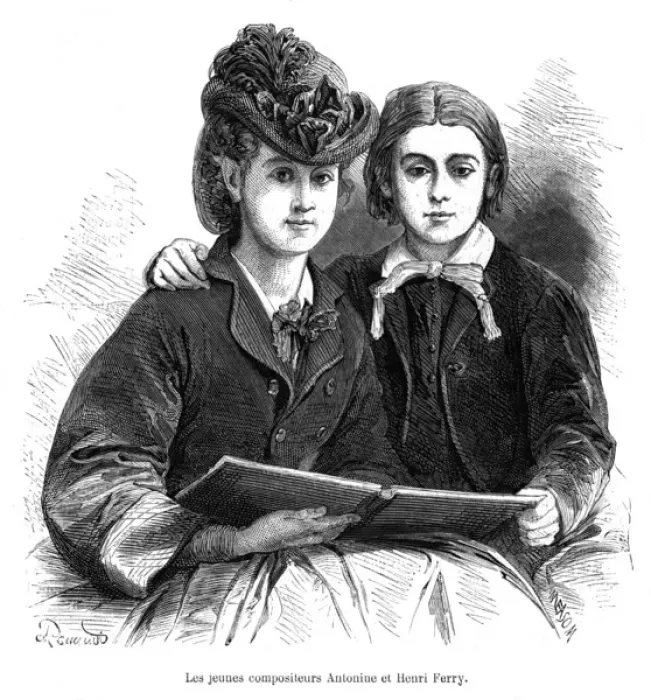Framed Print : Henri Et Antonine Ferry Framed Print : Henri Et Antonine Ferry