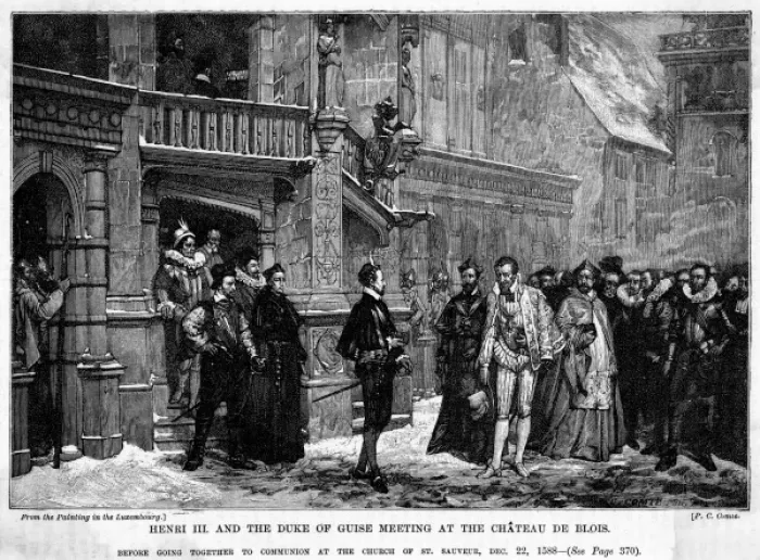 Framed Print : Henri De Guise Murdered Framed Print : Henri De Guise Murdered