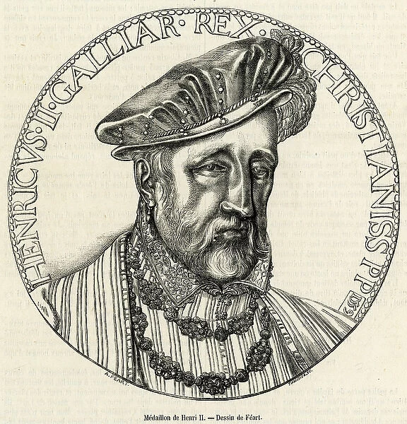 Henri II (Feart). HENRI II king of France Date: 1519 - 1559
