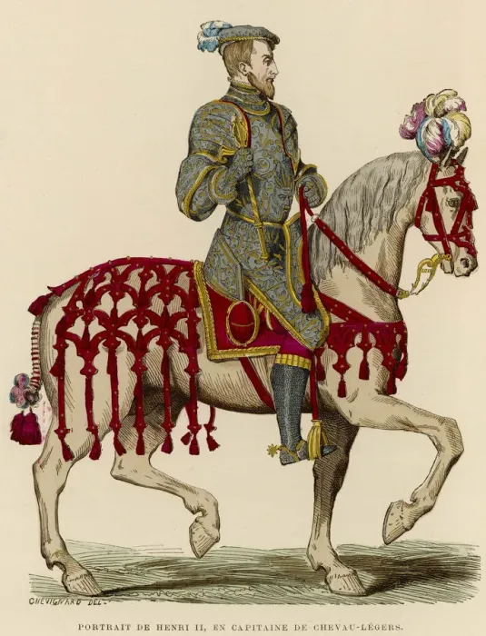 Framed Print : HENRI II ON HORSE Framed Print : HENRI II ON HORSE