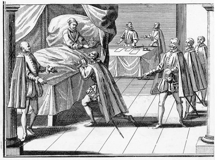Framed Print : HENRI III AND IV Framed Print : HENRI III AND IV