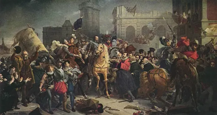 Framed Print : Henri IV Enters Paris Framed Print : Henri IV Enters Paris