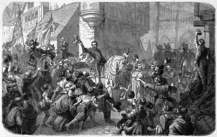 Framed Print : HENRI IV GOES TO CHURCH Framed Print : HENRI IV GOES TO CHURCH