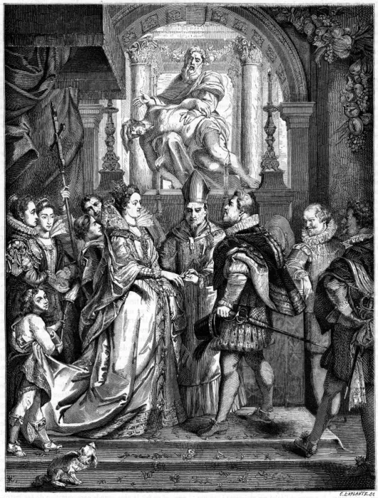 Framed Print : Henri IV Weds Framed Print : Henri IV Weds