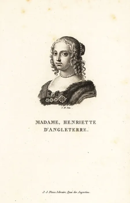 Framed Print : Henrietta Anne of England, Duchess of Orleans, 1644-1670 Framed Print : Henrietta Anne of England, Duchess of Orleans, 1644-1670