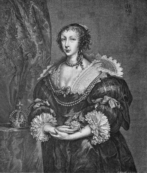 Framed Print : Henrietta Maria of France (1609-1669). Queen consort Framed Print : Henrietta Maria of France (1609-1669). Queen consort