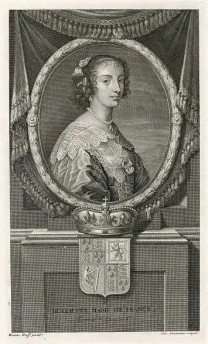 Framed Print : Henrietta Maria / Werff Framed Print : Henrietta Maria / Werff