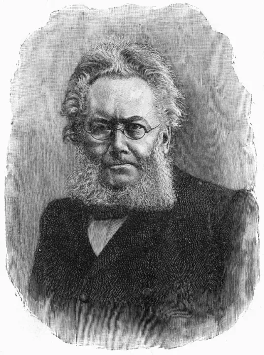 Framed Print : Henrik Ibsen / Anon Eng Framed Print : Henrik Ibsen / Anon Eng
