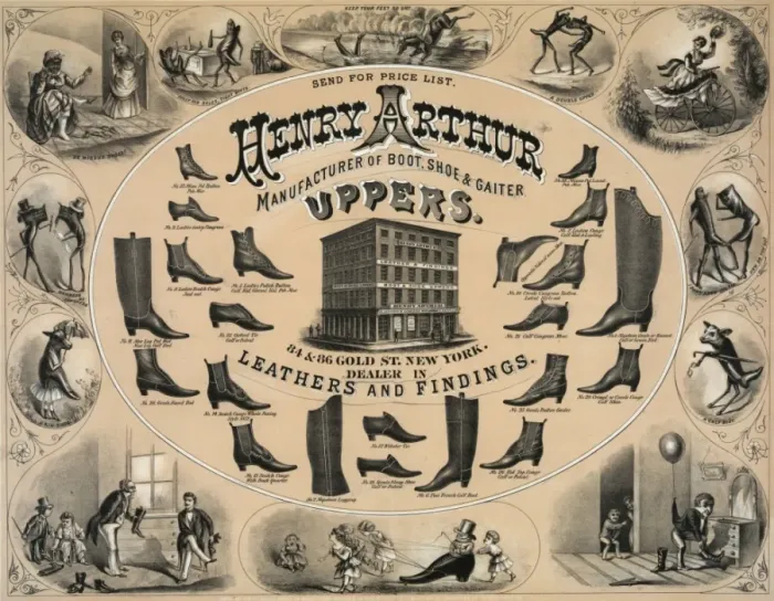 Framed Print : Henry Arthur manufacturer of boot, shoe, and gaiter uppers Framed Print : Henry Arthur manufacturer of boot, shoe, and gaiter uppers