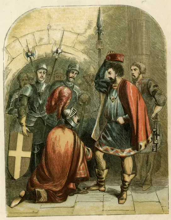 Framed Print : Henry Bolingbroke and Richard II Framed Print : Henry Bolingbroke and Richard II