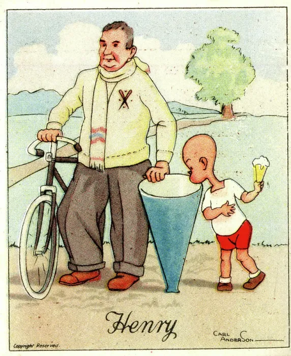 Framed Print : Henry cartoon, Cone Envy, by Carl Anderson Framed Print : Henry cartoon, Cone Envy, by Carl Anderson