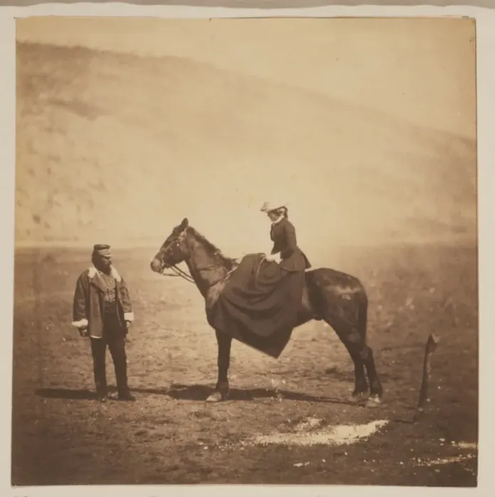 Framed Print : Henry Duberly Esqr. paymaster, 8th Hussars, & Mrs. Duberly Framed Print : Henry Duberly Esqr. paymaster, 8th Hussars, & Mrs. Duberly