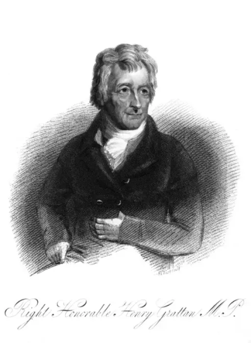 Framed Print : Henry Grattan - 4 Framed Print : Henry Grattan - 4