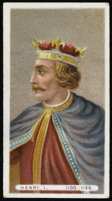 Framed Print : Henry I / Cig Card Framed Print : Henry I / Cig Card