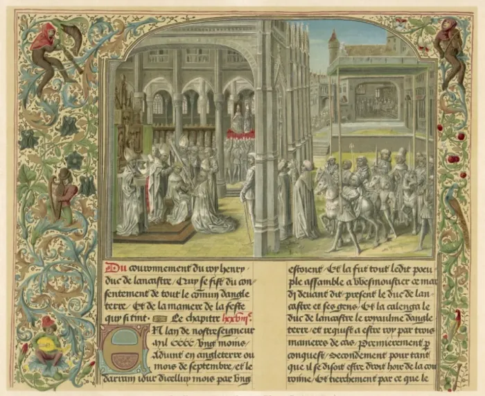Framed Print : Henry IV Crowned 1399 Framed Print : Henry IV Crowned 1399