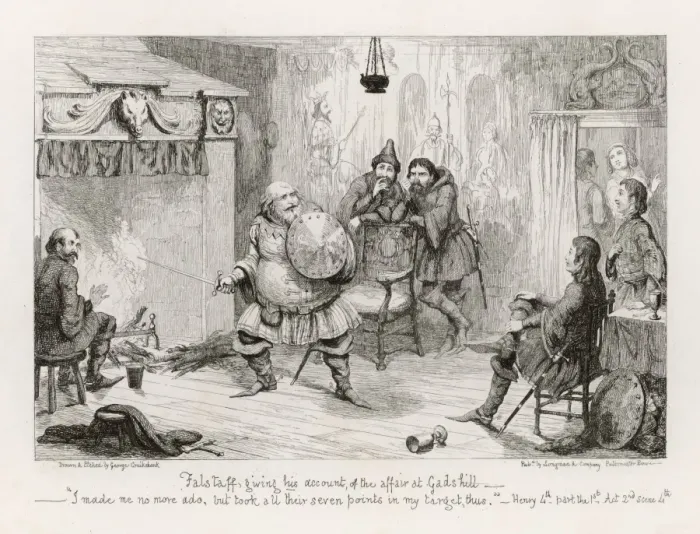 Framed Print : Henry Iv / Falstaff / Gadshl Framed Print : Henry Iv / Falstaff / Gadshl