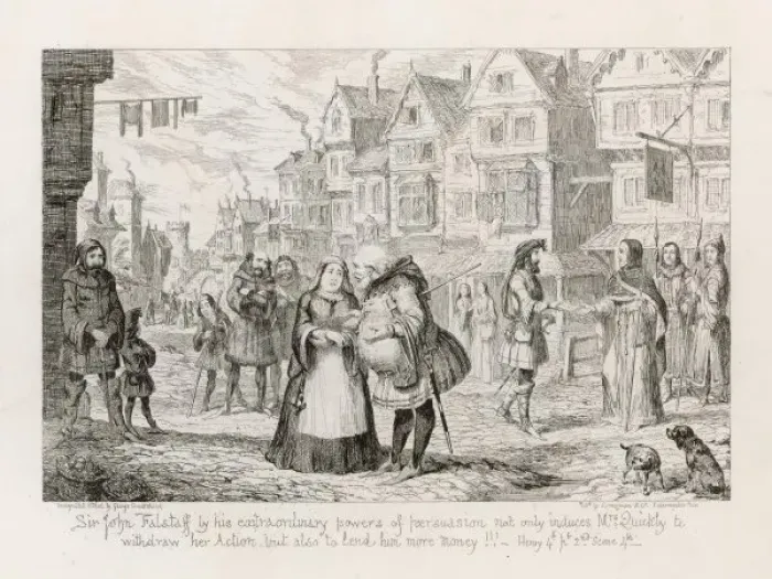 Framed Print : Henry Iv / Falstaff / Mrs Q Framed Print : Henry Iv / Falstaff / Mrs Q